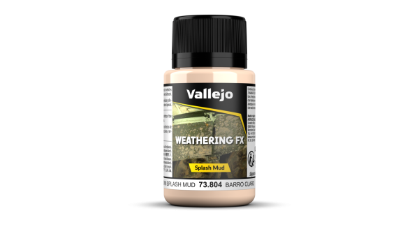 VALLEJO 73804 Weathering Effects 40 ml. Light Brown Splash Mud