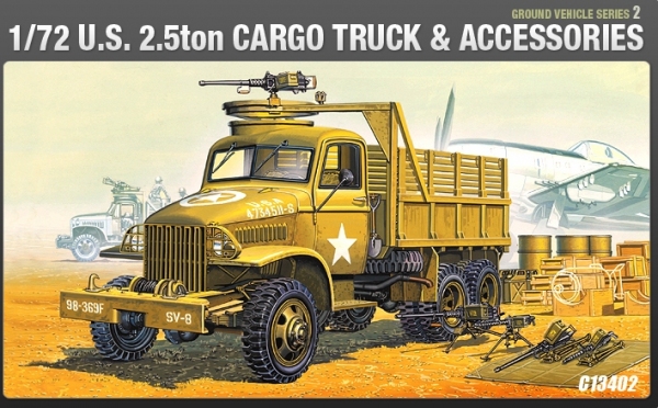 ACADEMY 13402 U.S. 2.5 Ton Cargo Truck 1:72