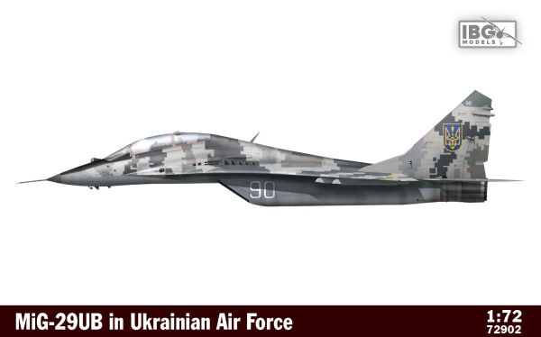 IBG 72902 Mig-29UB Ukrainian Air Force - 1:72