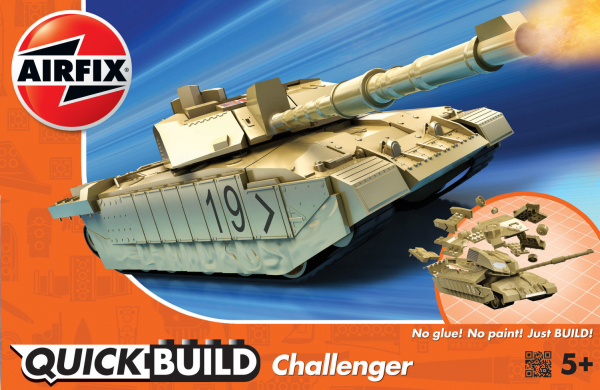 AIRFIX J6010 Quickbuild - Challenger Tank Desert