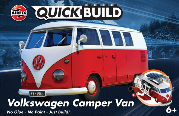 AIRFIX J6017 Quickbuild - VW Camper Van - Red