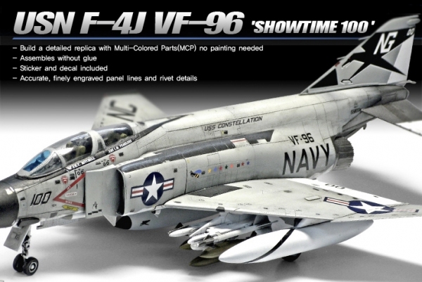 Academy 12515 F-4J Showtime 100 MCP - 1:72