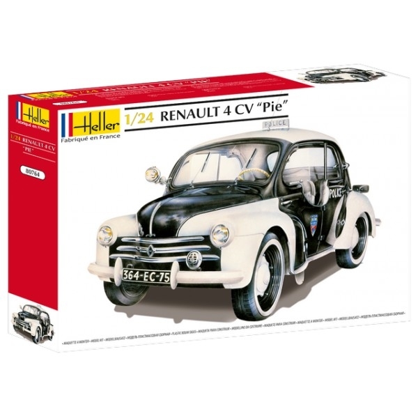 Heller 80764 Renault 4 CV Pie - 1:24