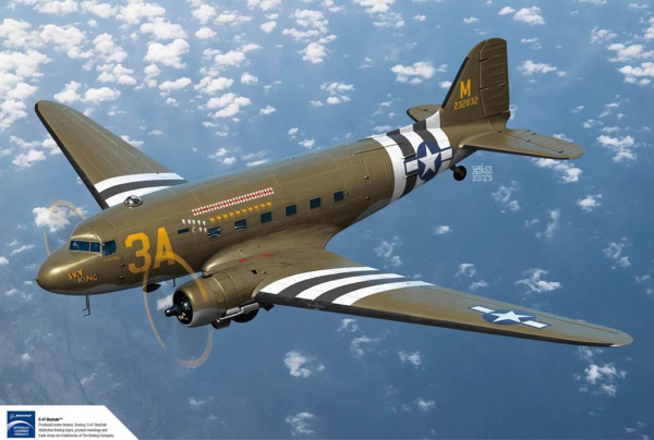 ACADEMY 12633 USAAF C-47 Skytrain - 1:144