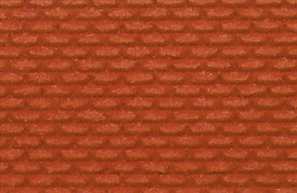 Heki 70032 Mur z czerwonej cegły H0/TT 28x14 cm