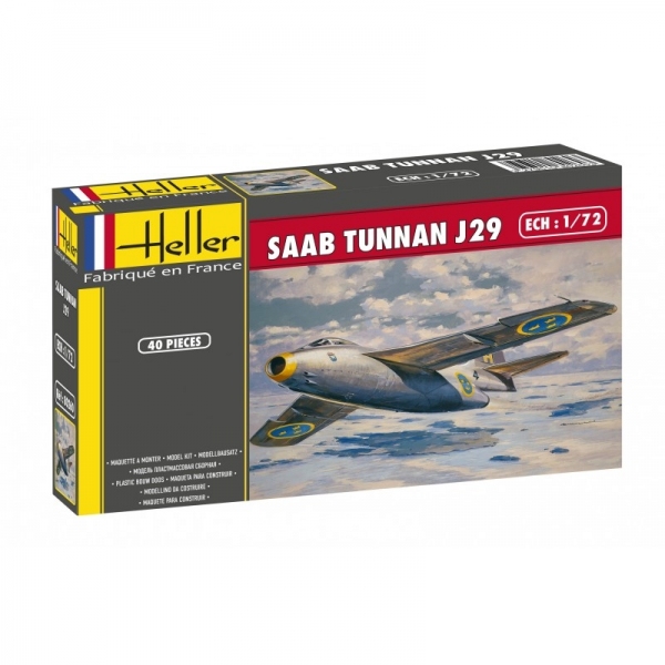 HELLER 80260 Saab Tunnan J29 - 1:72
