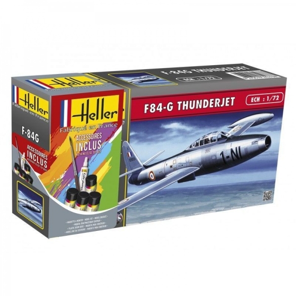 HELLER 56278 Starter Set - F-84G Thunderjet - 1:72