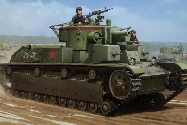 HOBBY BOSS 83852 Soviet T-28 Medium Tank - (Welded) - 1:35