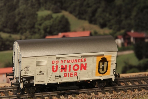 Exact-Train EX20119 Wagon towarowy kryty Oppeln Dortmunder Union Bier Nr. 504253 P, DB, Ep. III