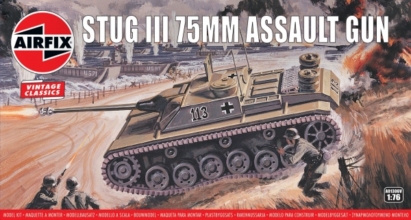 AIRFIX 01306V Stug III 75 mm Assault Gun - 1:76