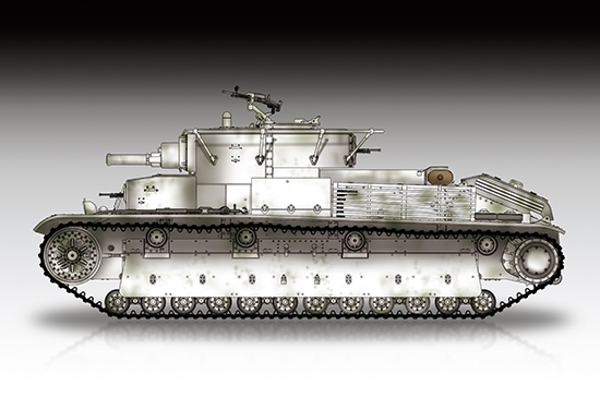 TRUMPETER 07151 Soviet T-28 Medium Tank (Riveted) - 1:72