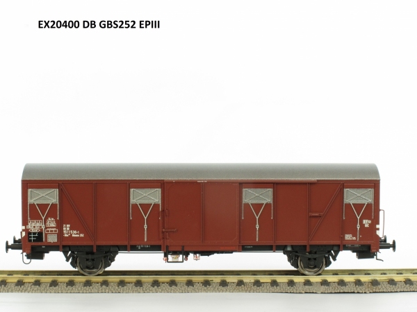 Exact-Train EX20400 Wagon towarowy kryty Glmms 252, DB, Ep. III