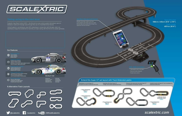 Scalextric C1360P Super GT Arc One Set