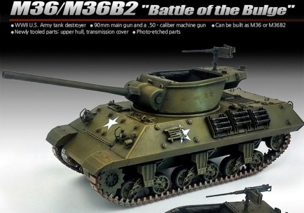 ACADEMY 13501 M36B2 US Army Battle of the Bulge 1:35