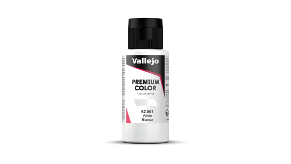 VALLEJO 62001 Premium Color 001-60 ml. White