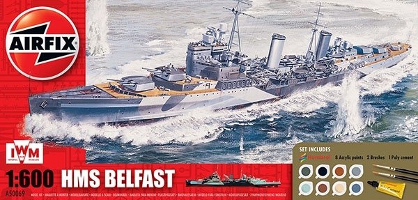 Airfix A50069 Gift Set - HMS Belfast - 1:600