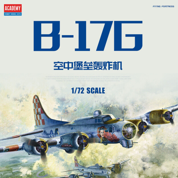 ACADEMY 12414 B-17G Flying Fortress - Nose Art - 1:72