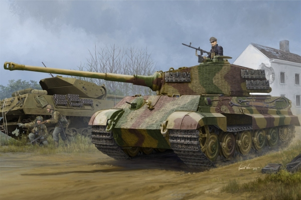 HOBBY BOSS 84531 Niemiecki czołg PzKpfw VI SdKfz182 Tiger II (Henschel 1944) - 1:35