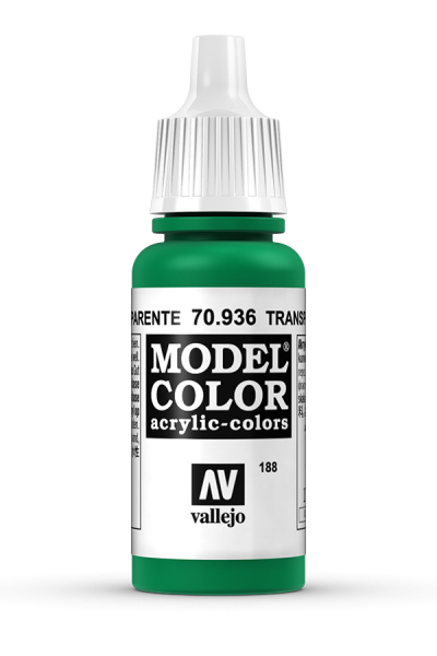 VALLEJO 70936 Model Color 188 - 936-17 ml. Transparent Green