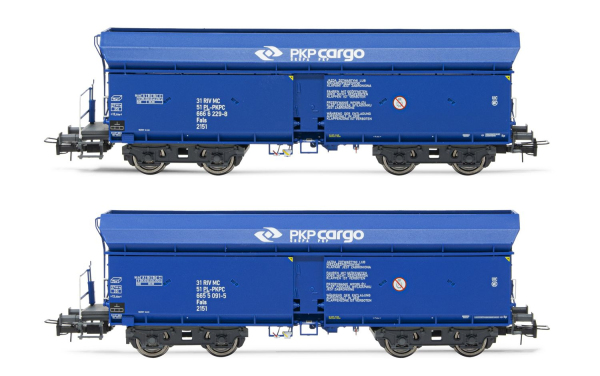 Rivarossi HR6522 Zestaw 2 wagonów samowyładowczych Fals PKP Cargo, Ep. V