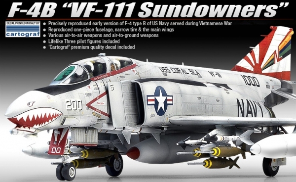 ACADEMY 12232 F-4B VF-111 Sundowners 1:48