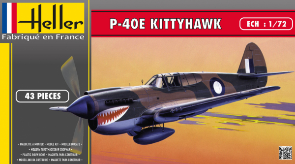 HELLER 80266 P-40E Kittyhawk - 1:72