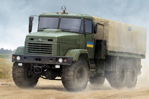 Hobby Boss 85512 Ukraiński samochód ciężarowy KrAZ-6322 - 1:35