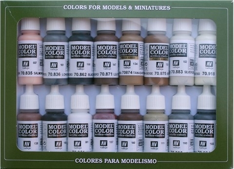 VALLEJO 70144 Model Color Zestaw 16 farb - Equestrian Colors
