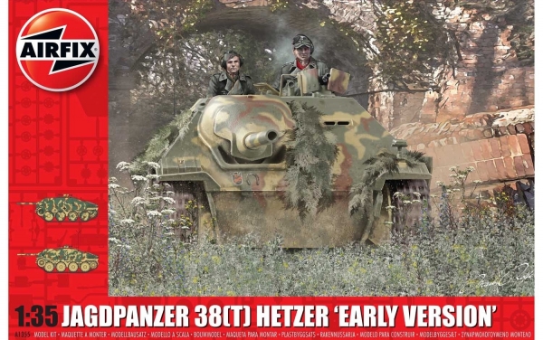 AIRFIX 1355 JagdPanzer 38 tonne Hetzer Early Version - 1:35
