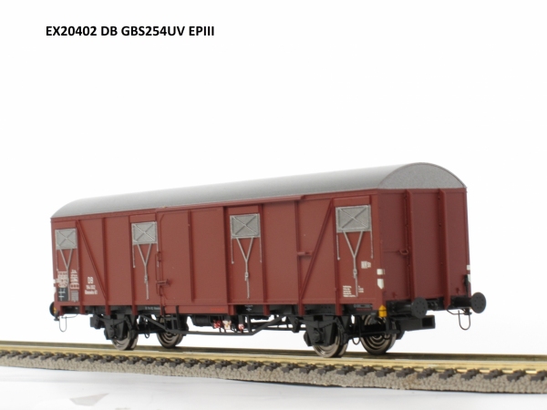 Exact-Train EX20402 Wagon towarowy kryty Glmmehs 61 uv, DB, Ep. III